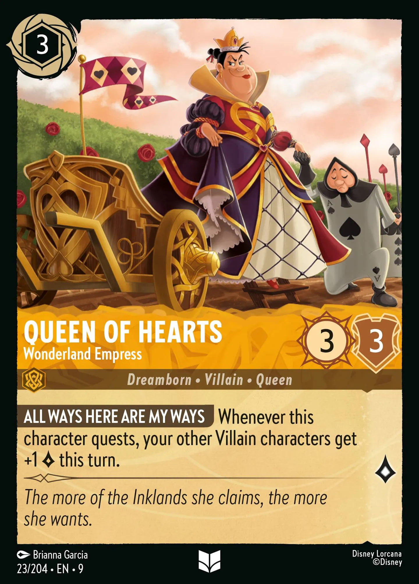 Queen of Hearts - Wonderland Empress — Fabled — Lorcana