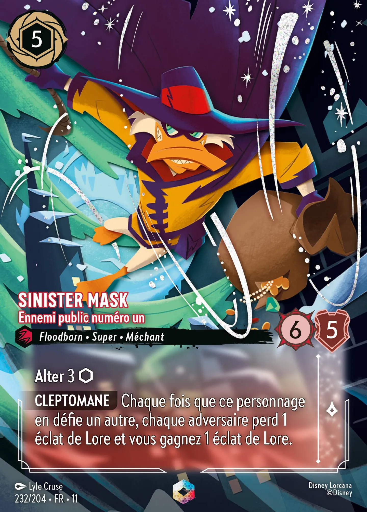 Sinister Mask - Ennemi public numéro un — Winterspell — Lorcana
