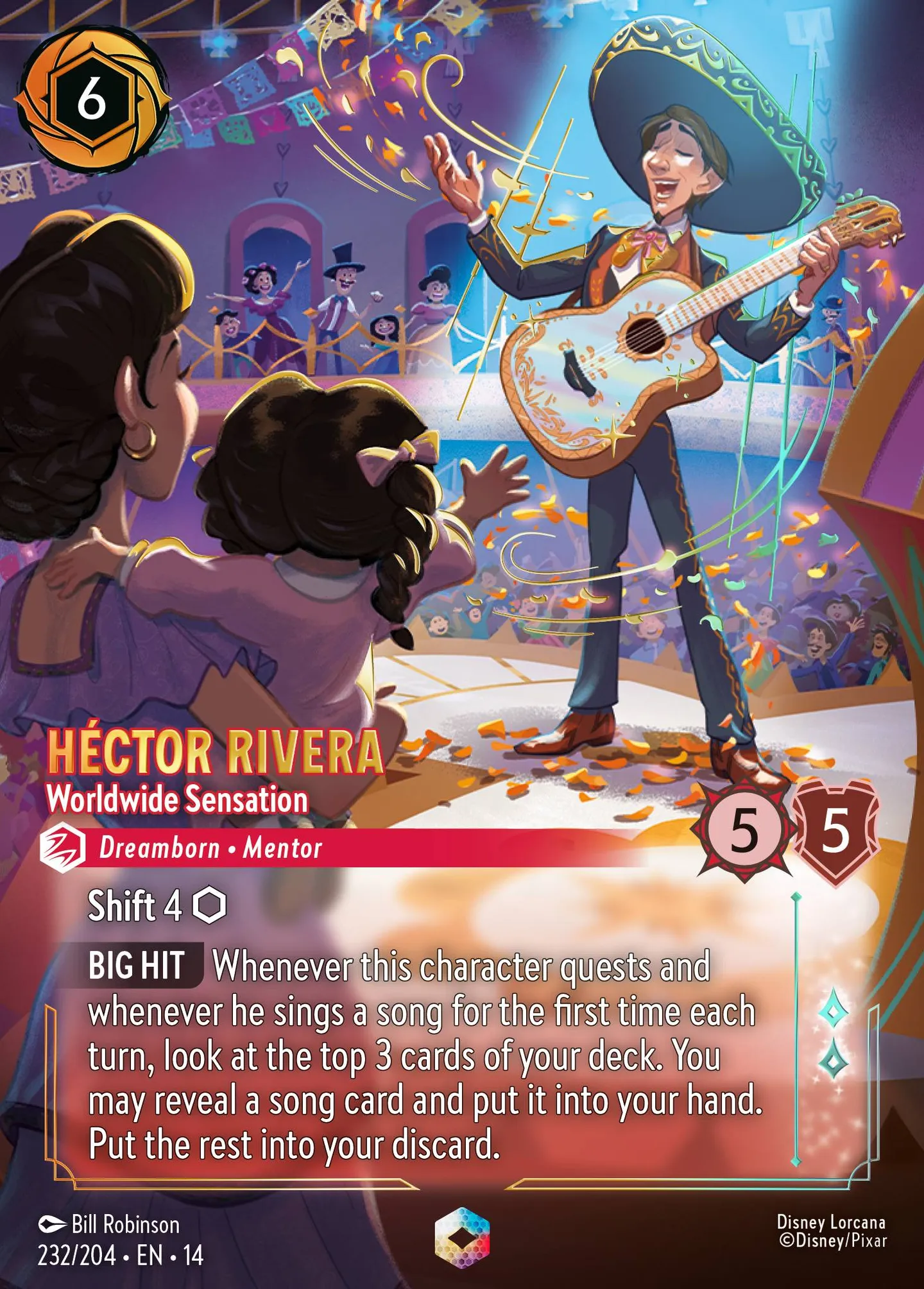 Héctor Rivera - Worldwide Sensation — Hyperia City — Lorcana