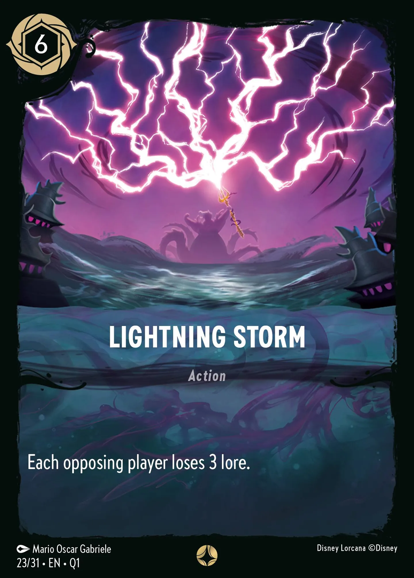 Lightning Storm — Illumineer's Quest: Deep Trouble — Lorcana