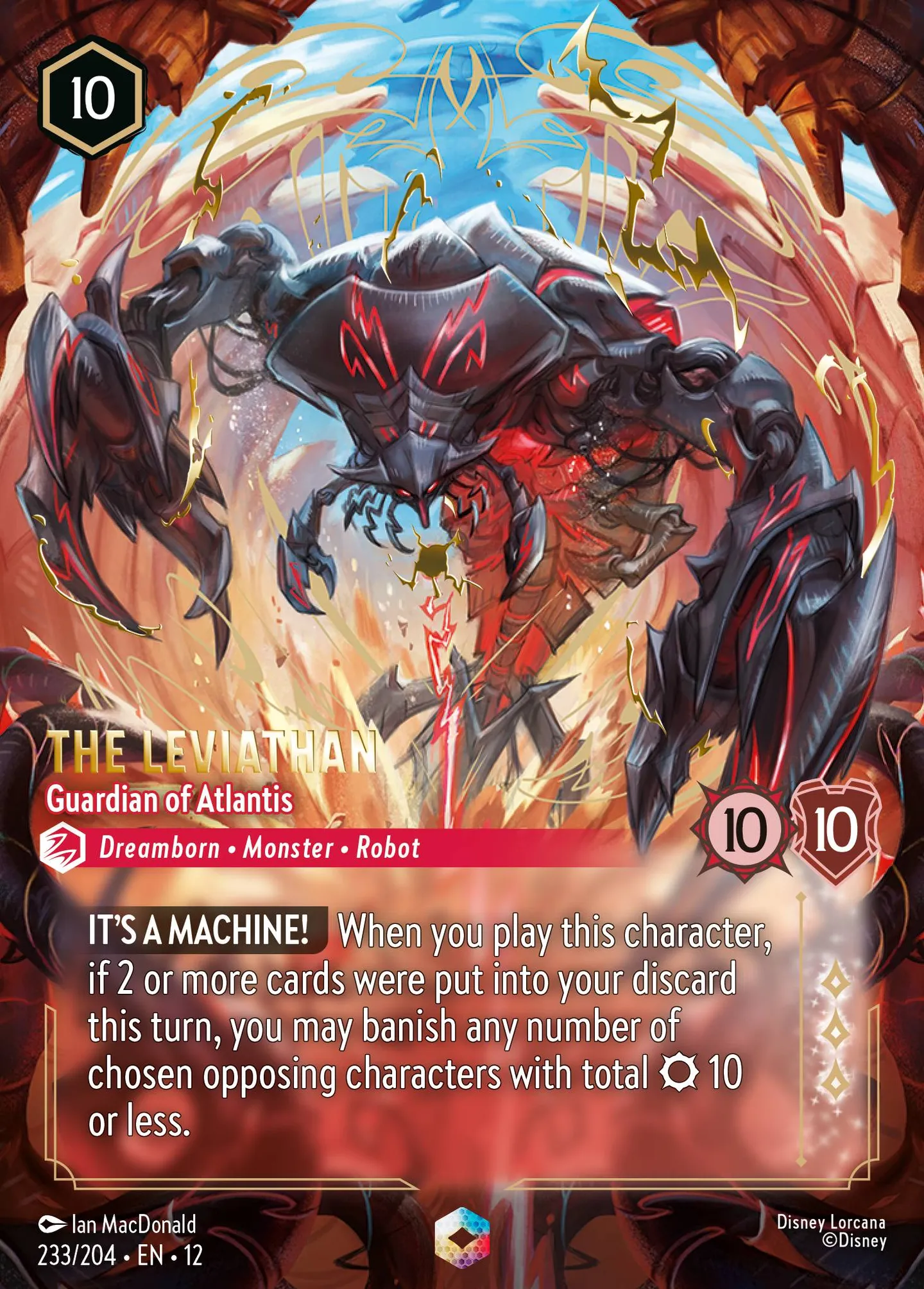 The Leviathan - Guardian of Atlantis — Wilds Unknown — Lorcana