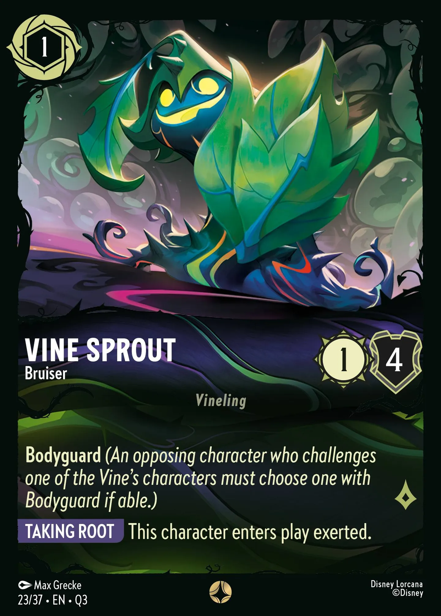 Vine Sprout - Bruiser — Illumineer's Quest: The Great Hunny Rescue — Lorcana