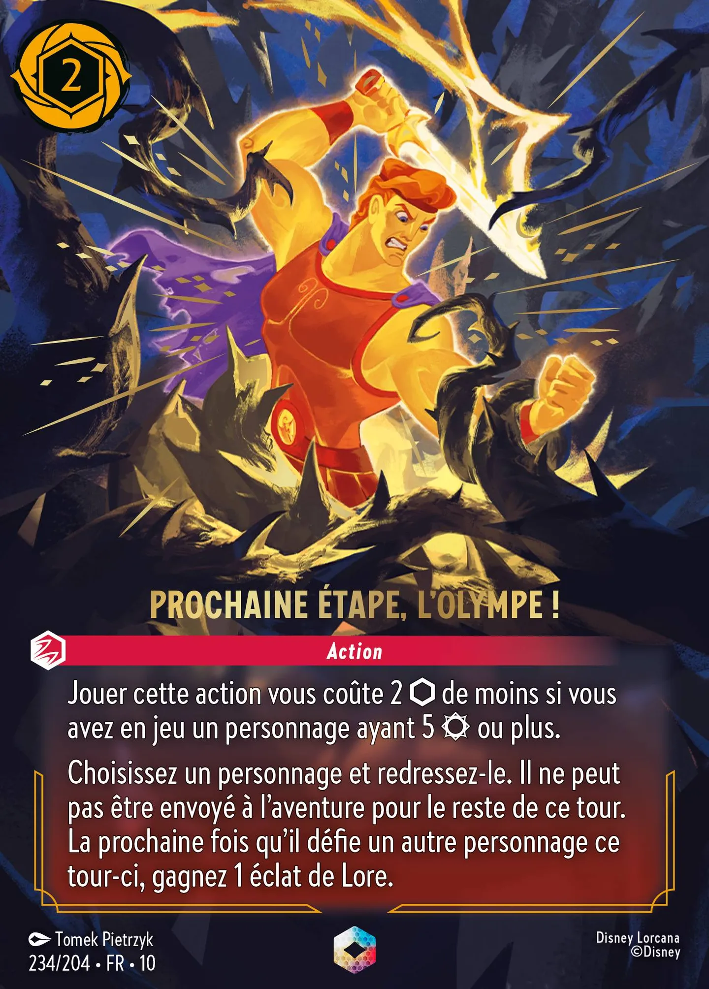 Prochaine étape, l'Olympe ! — Whispers in the Well — Lorcana
