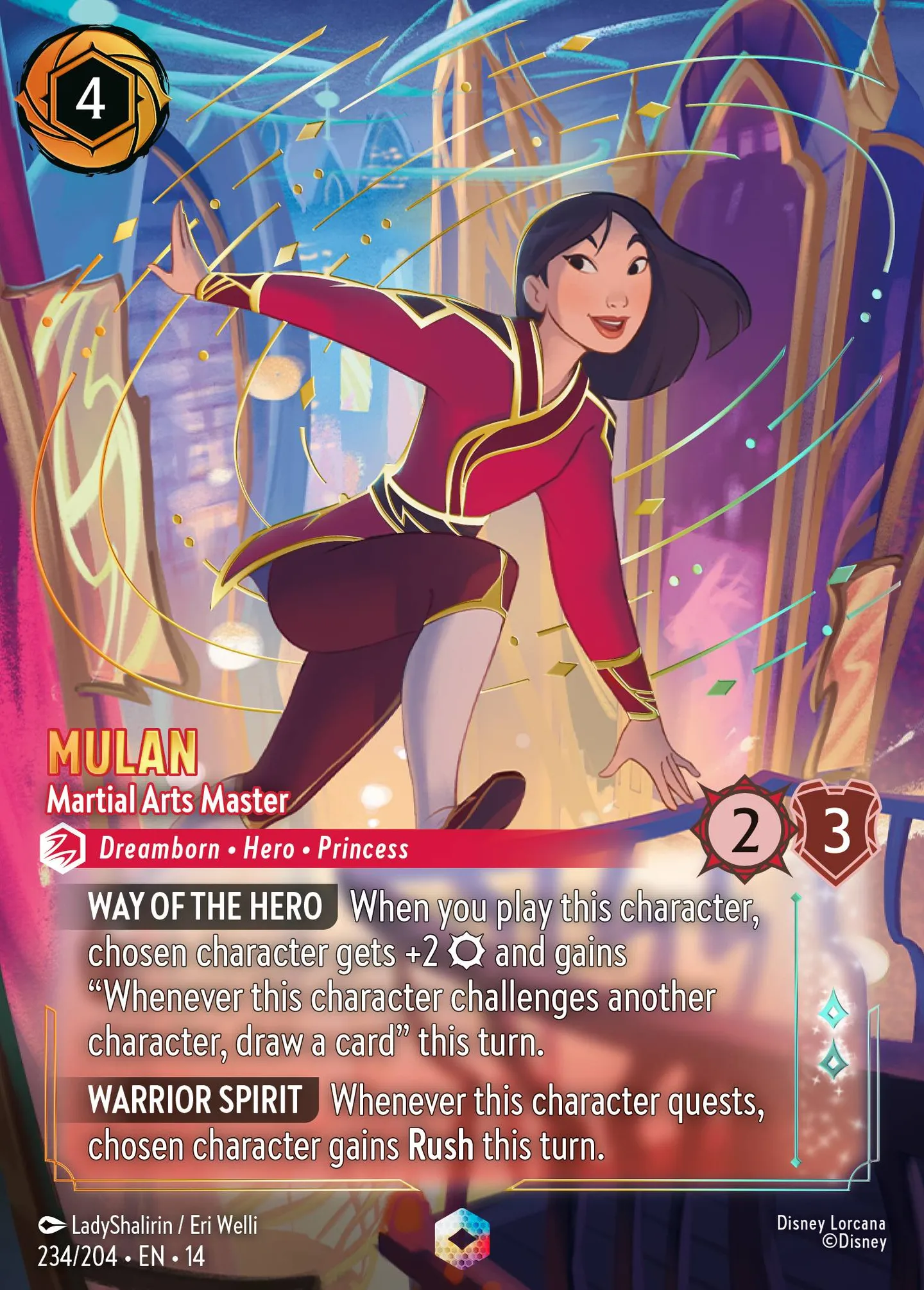 Mulan - Martial Arts Master — Hyperia City — Lorcana
