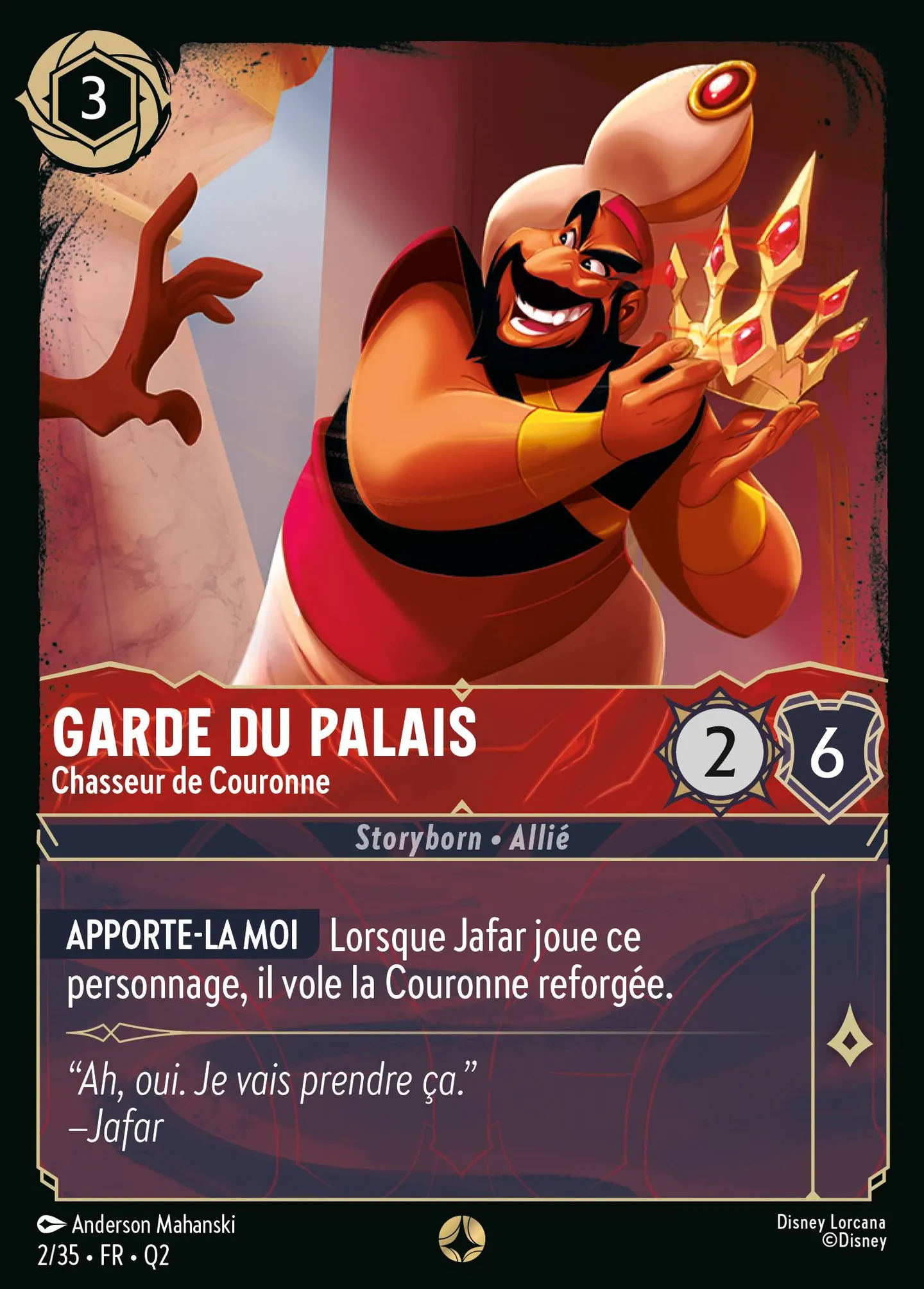 Garde du palais - Chasseur de Couronne — Illumineer's Quest: Palace Heist — Lorcana