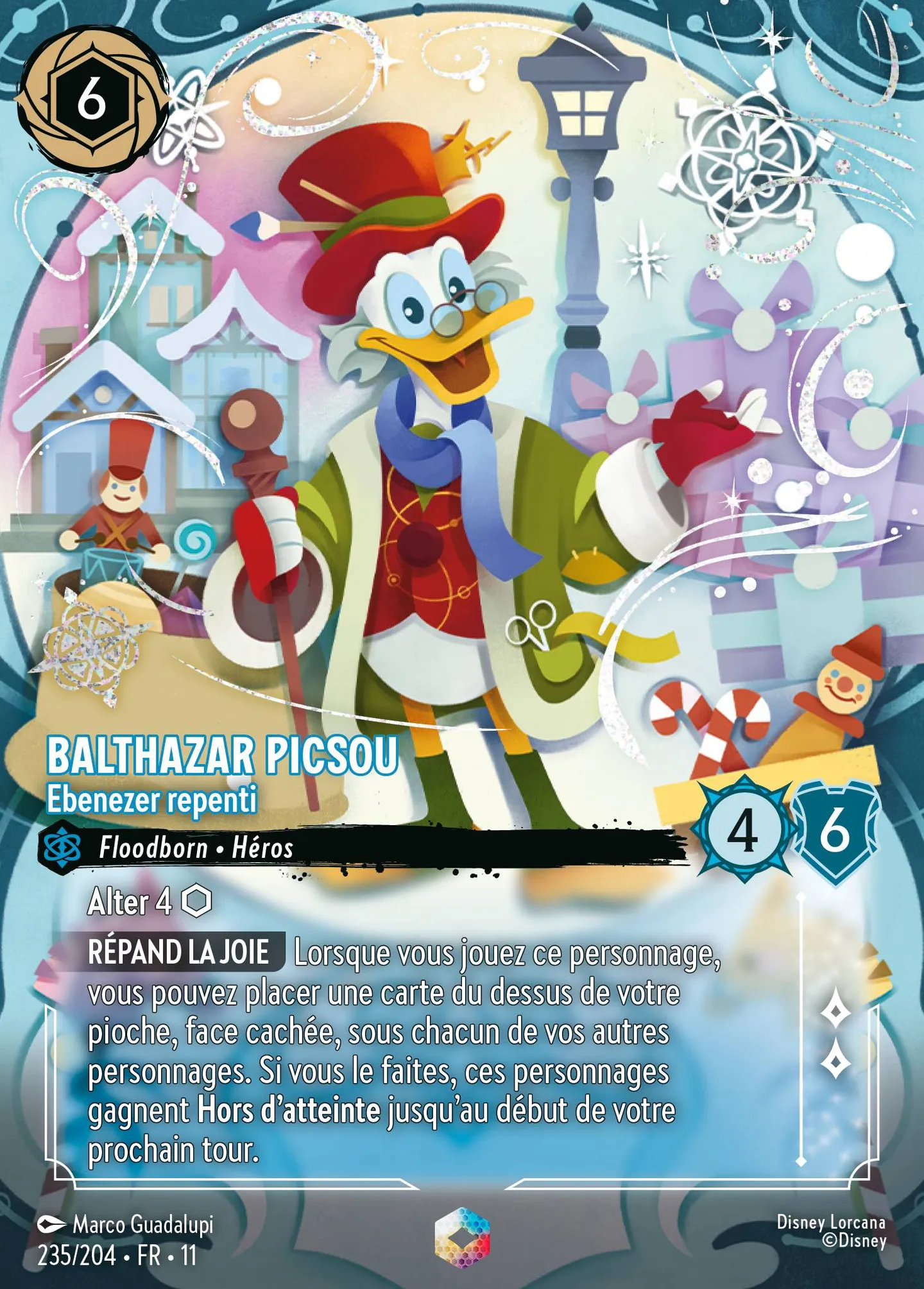 Balthazar Picsou - Ebenezer repenti — Winterspell — Lorcana