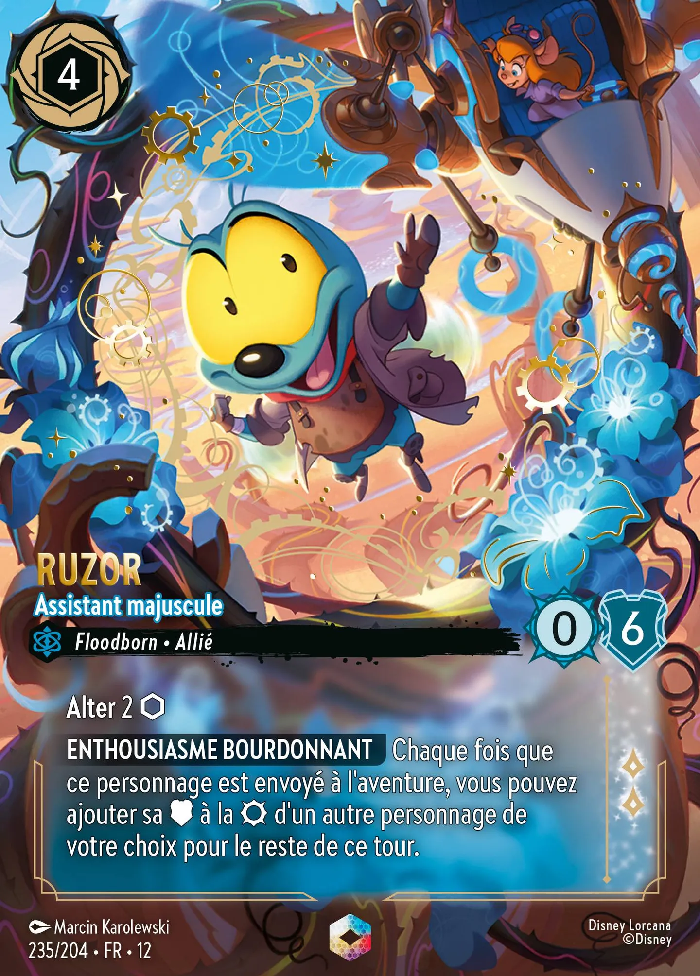 Ruzor - Assistant majuscule — Wilds Unknown — Lorcana