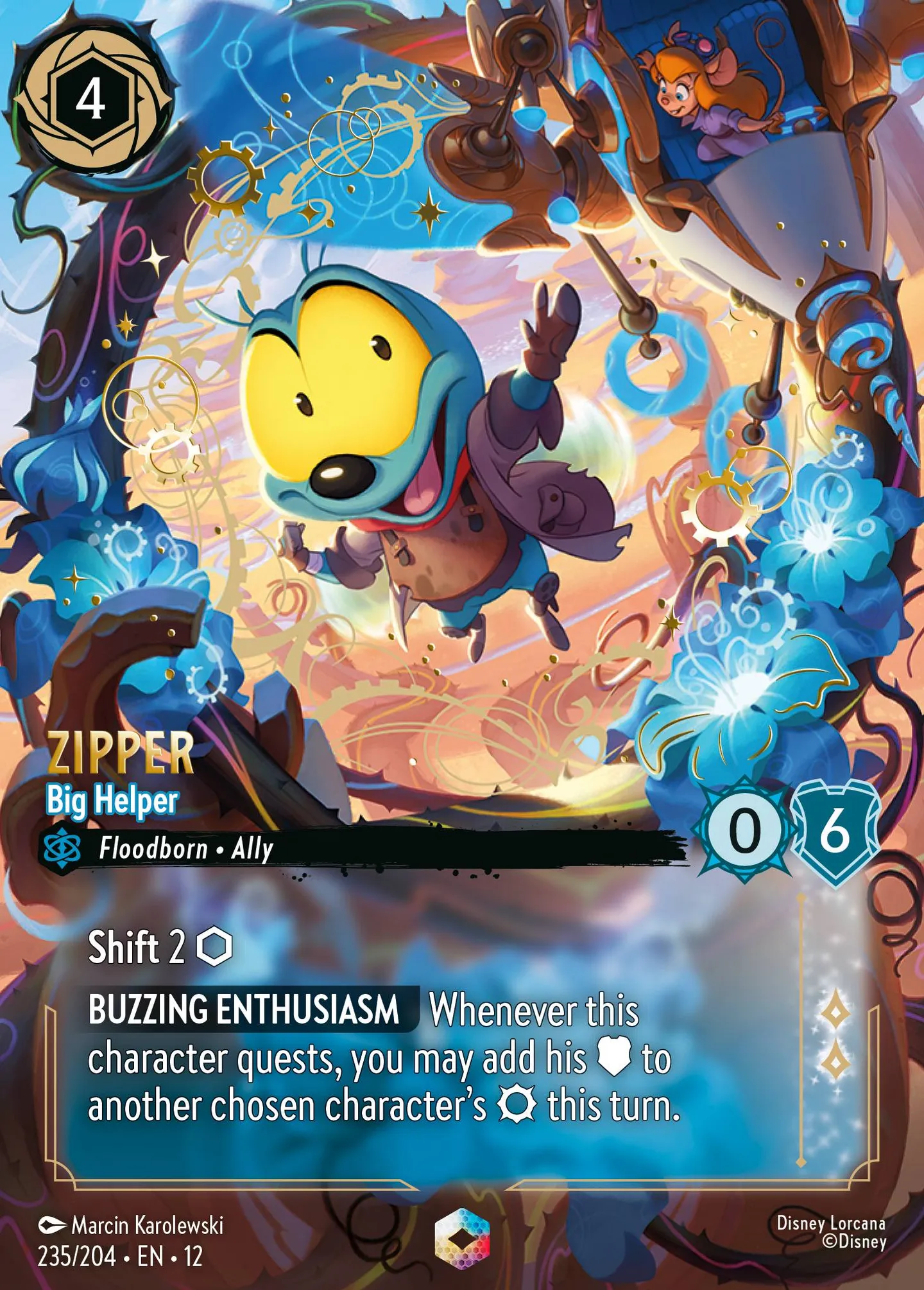 Zipper - Big Helper — Wilds Unknown — Lorcana
