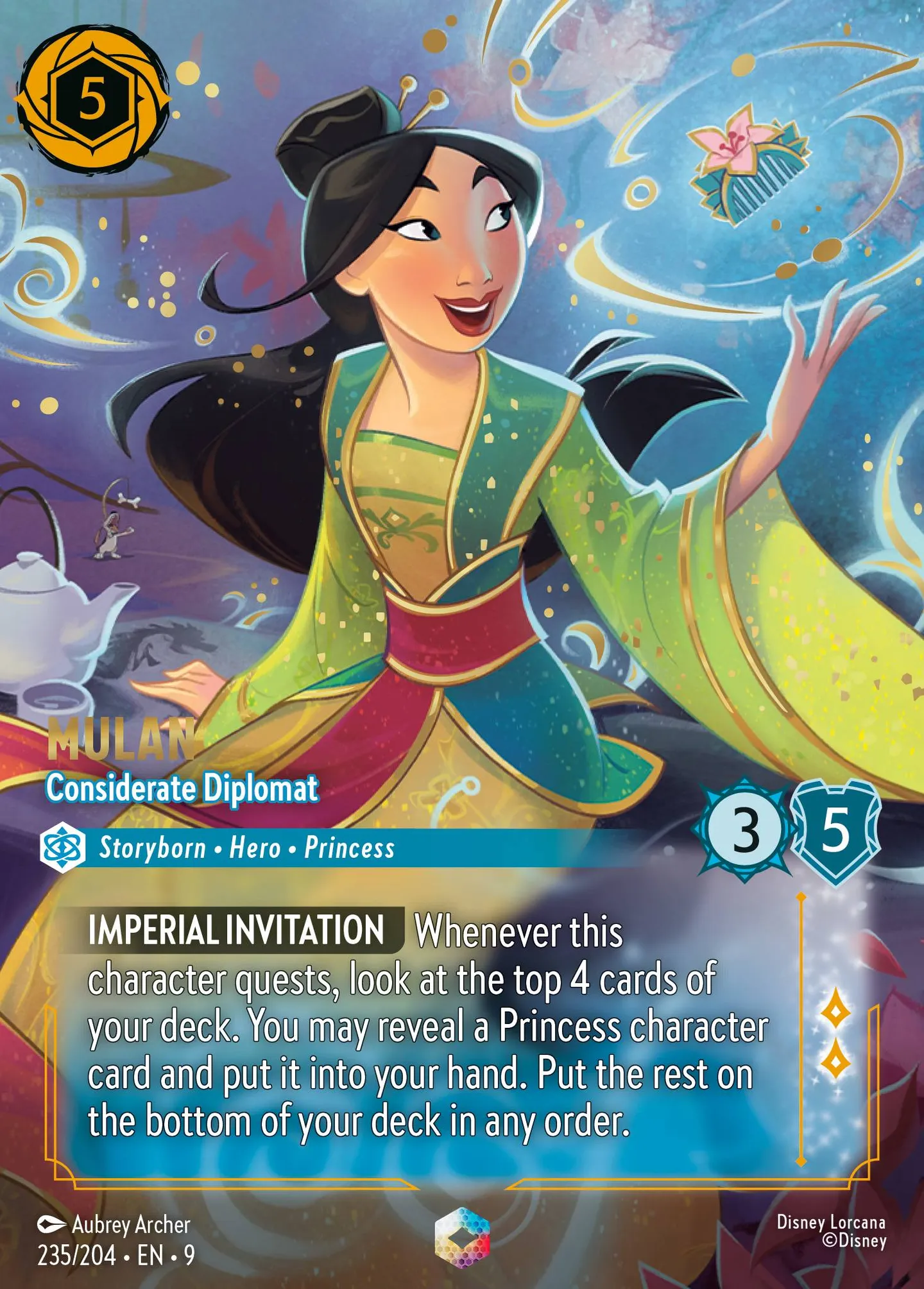 Mulan - Considerate Diplomat — Fabled — Lorcana