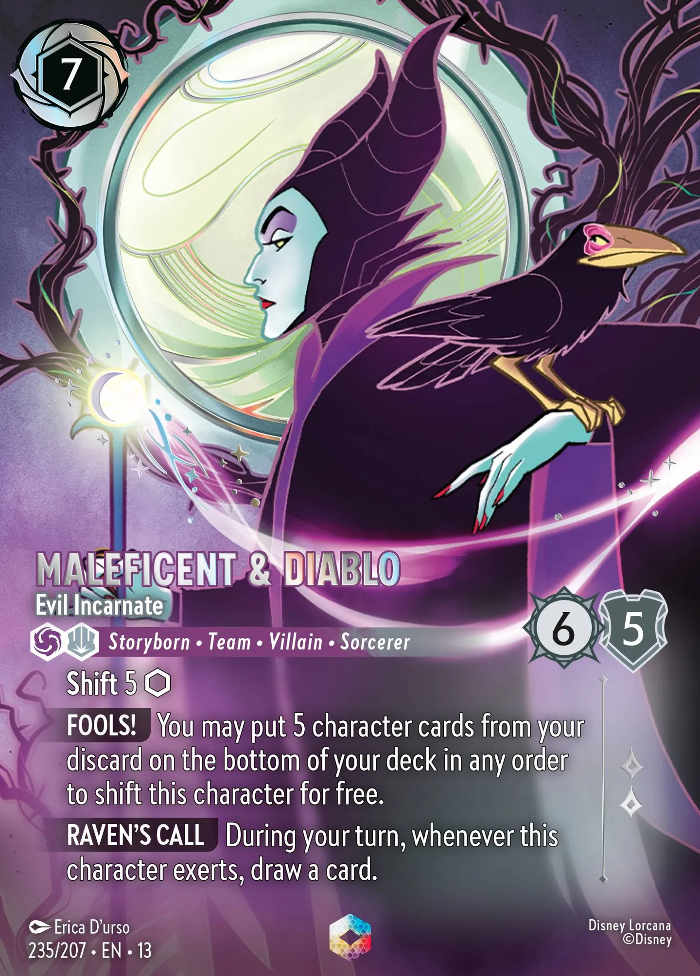 Maleficent & Diablo - Evil Incarnate — Attack of the Vine! — Lorcana