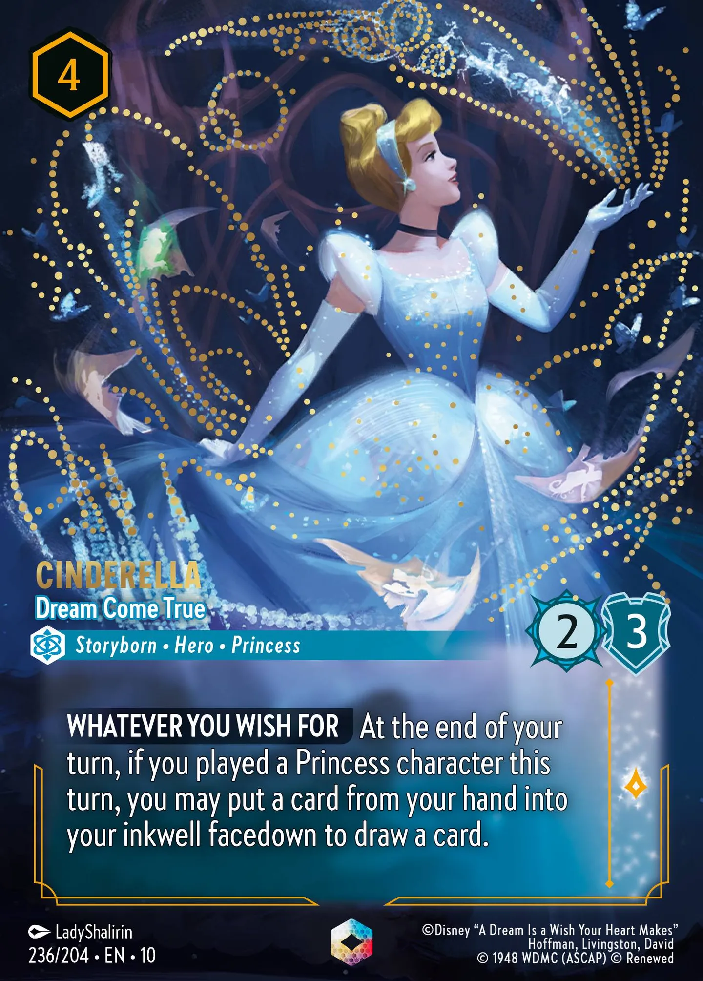 Cendrillon - Rêve qui se réalise — Whispers in the Well — Lorcana