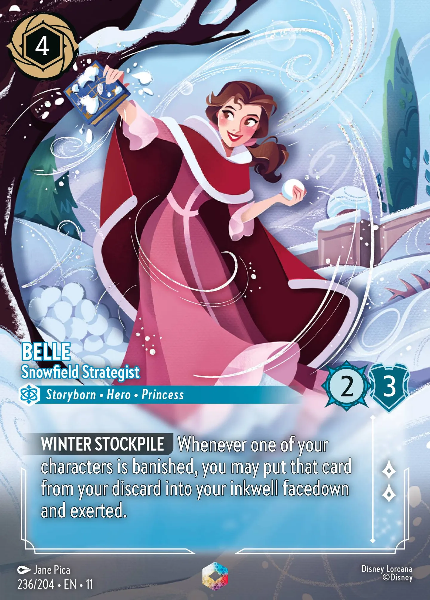 Belle - Snowfield Strategist — Winterspell — Lorcana
