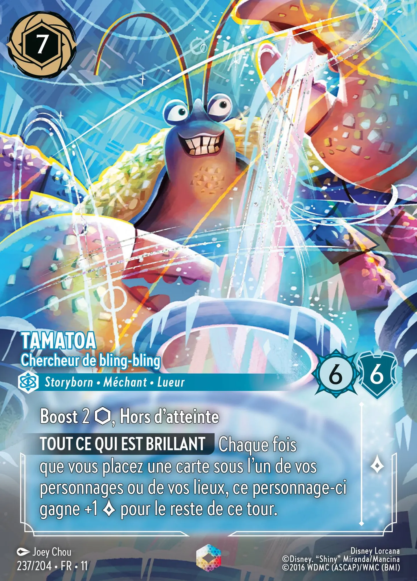 Tamatoa - Chercheur de bling-bling — Winterspell — Lorcana