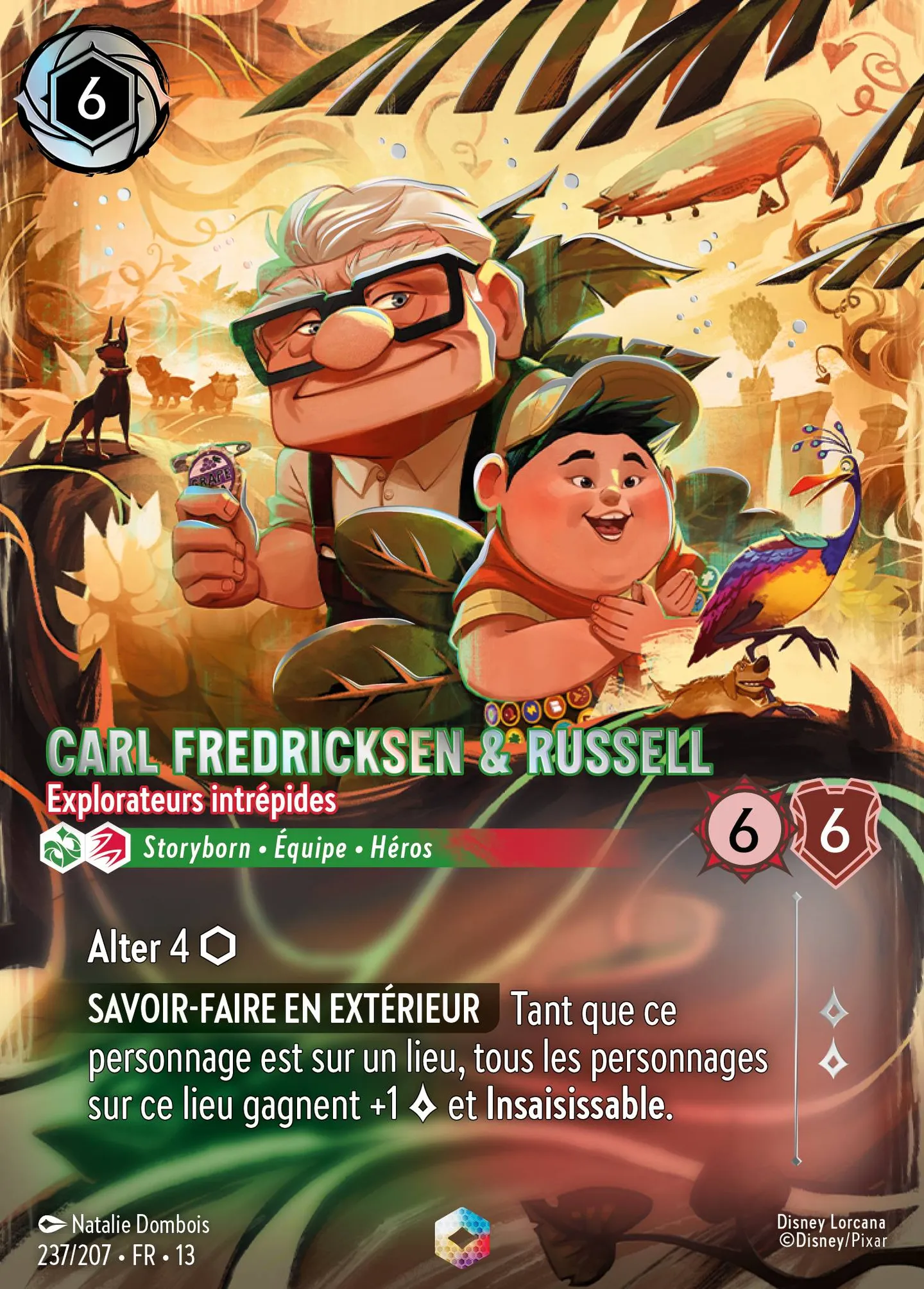 Carl Fredricksen & Russell - Explorateurs intrépides — Attack of the Vine! — Lorcana