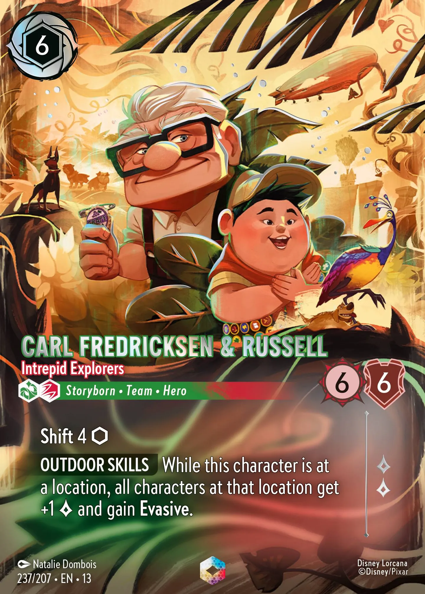 Carl Fredricksen & Russell - Intrepid Explorers — Attack of the Vine! — Lorcana