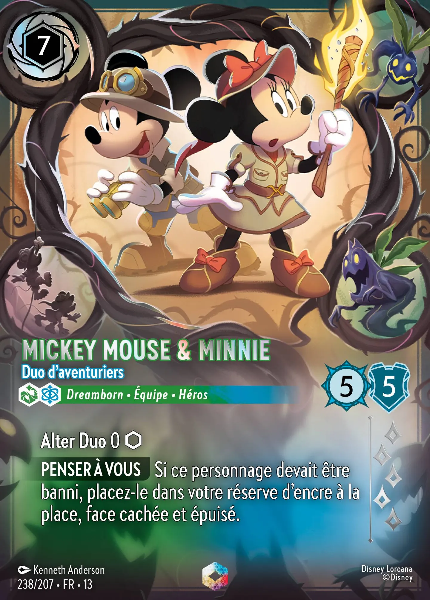 Mickey Mouse & Minnie - Duo d'aventuriers — Attack of the Vine! — Lorcana
