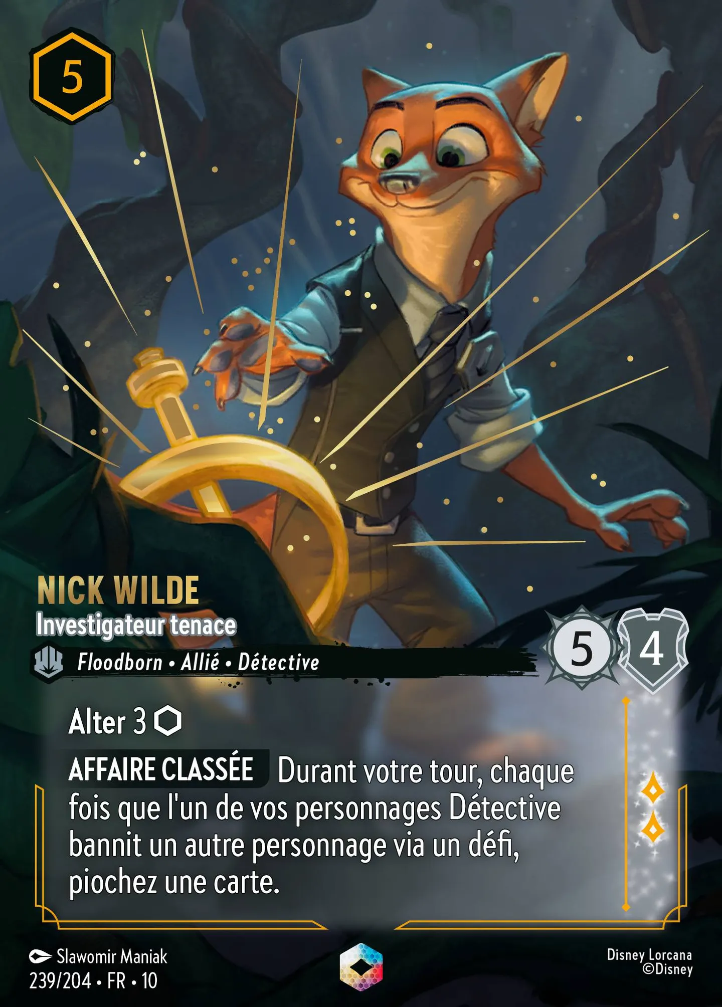 Nick Wilde - Investigateur tenace — Whispers in the Well — Lorcana