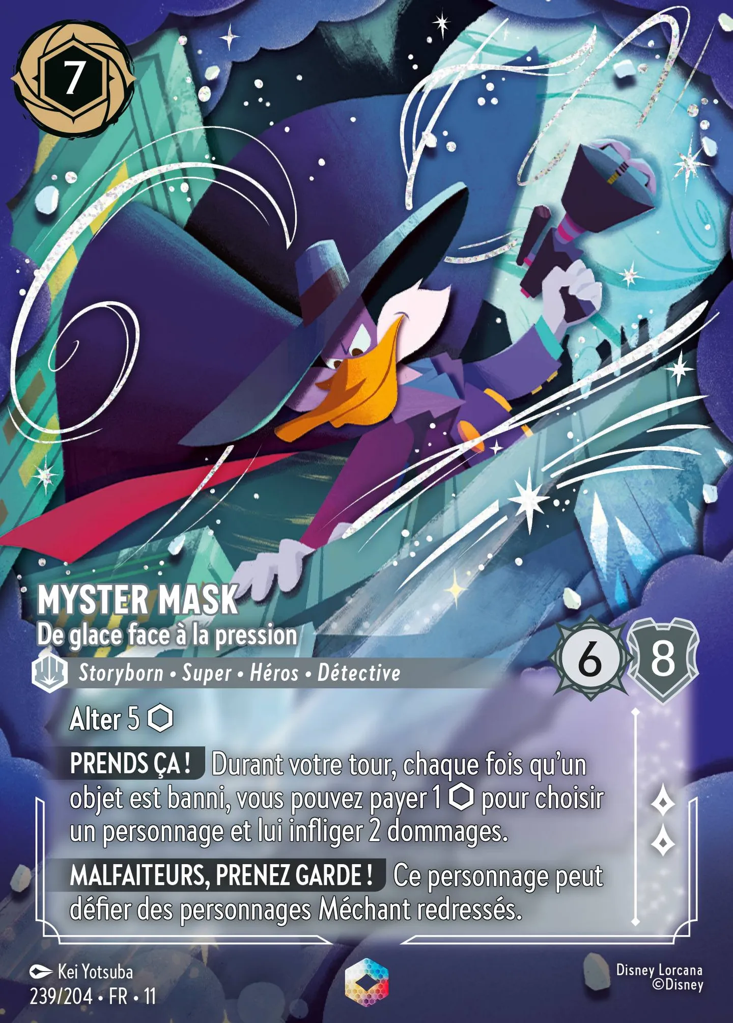 Myster Mask - De glace face à la pression — Winterspell — Lorcana