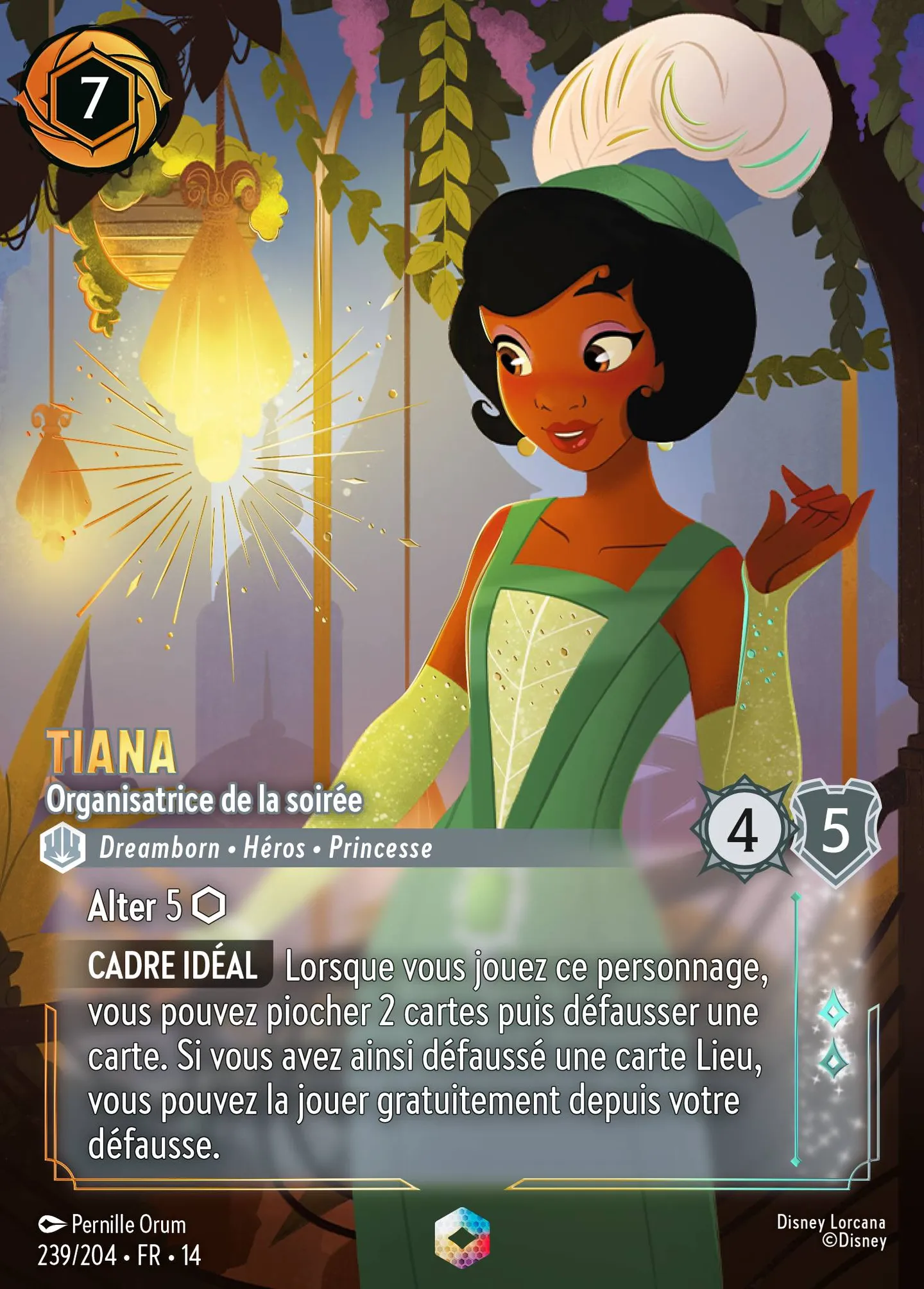 Tiana - Organisatrice de la soirée — Hyperia City — Lorcana