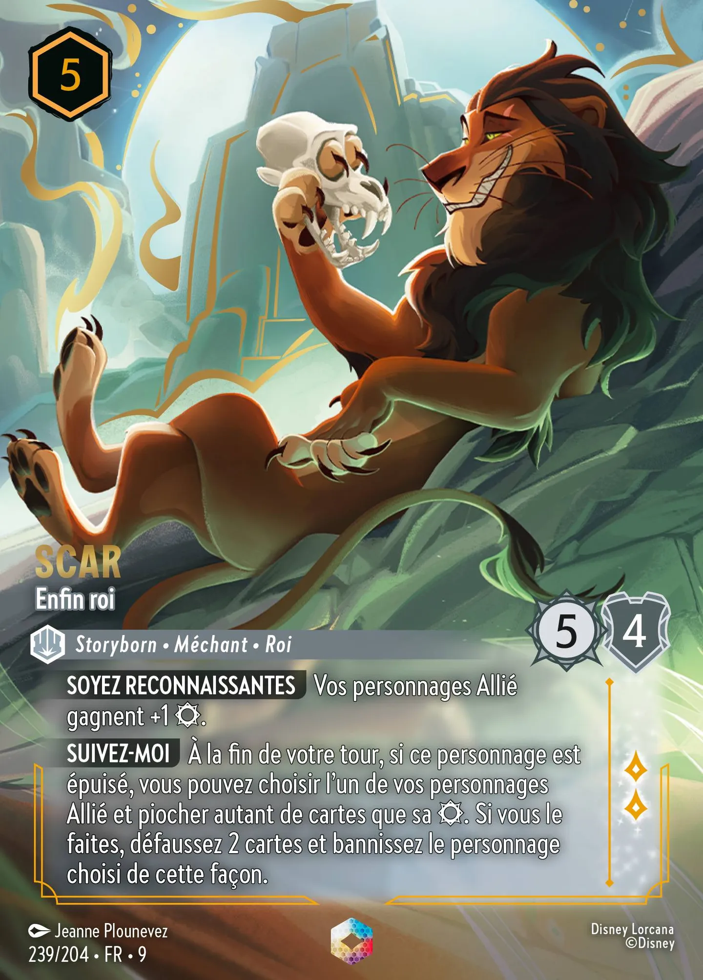 Scar - Enfin roi — Fabled — Lorcana