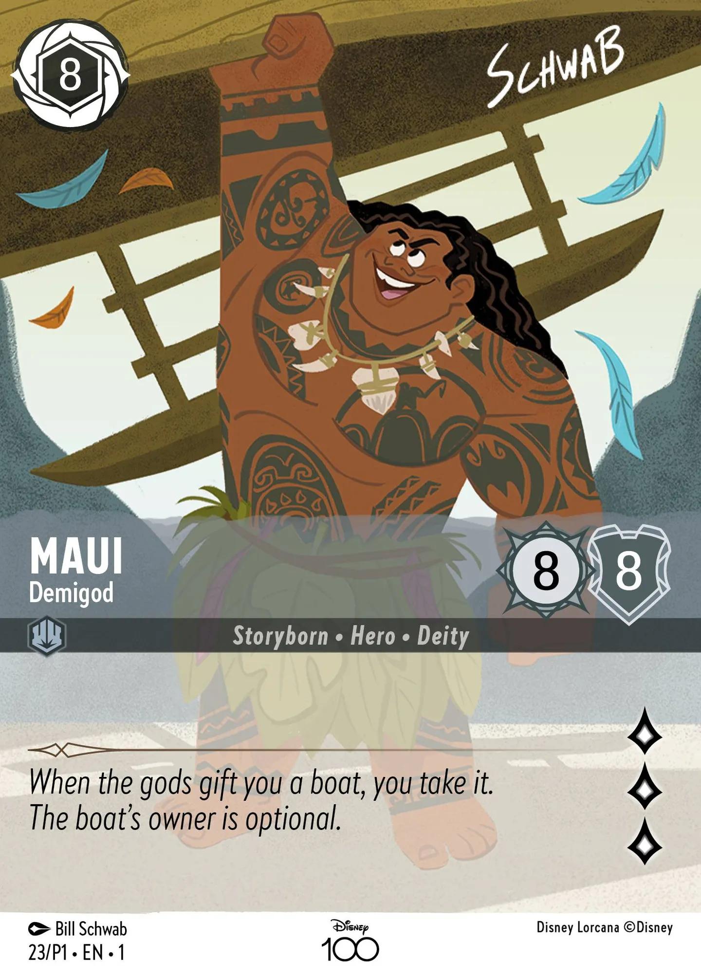 Maui - Demigod — Promos - Year 1 — Lorcana