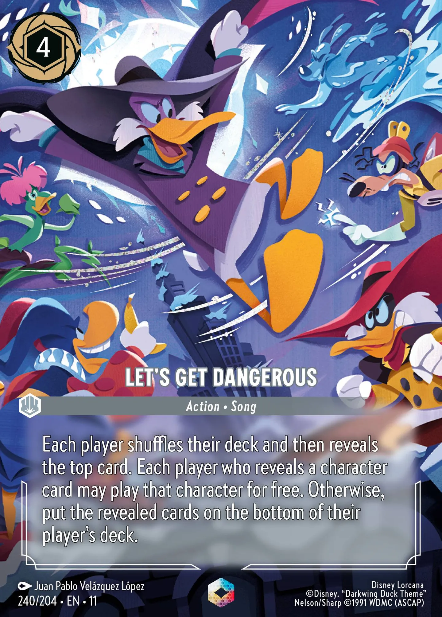 Let's Get Dangerous — Winterspell — Lorcana