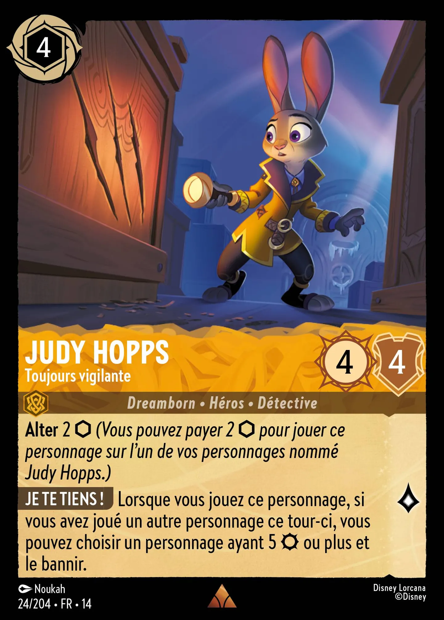 Judy Hopps - Toujours vigilante — Hyperia City — Lorcana