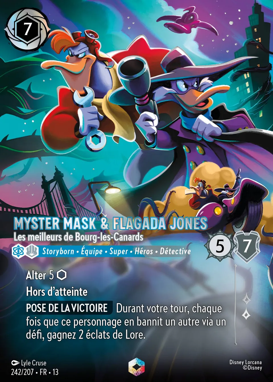 Myster Mask & Flagada Jones - Les meilleurs de Bourg-les-Canards from Attack of the Vine! - Lorcana