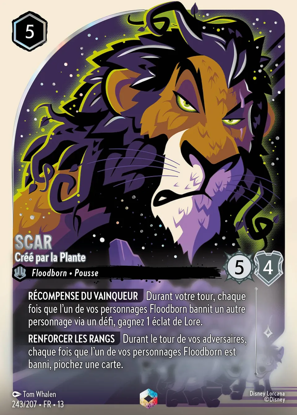 Scar - Créé par la Plante from Attack of the Vine! - Lorcana