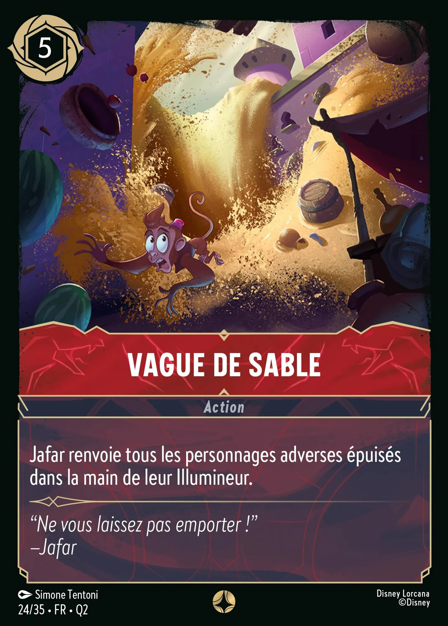 Vague de sable — Illumineer's Quest: Palace Heist — Lorcana