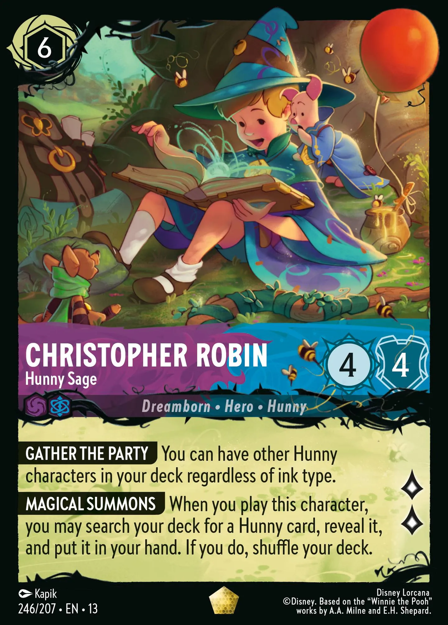 Christopher Robin - Hunny Sage — Attack of the Vine! — Lorcana