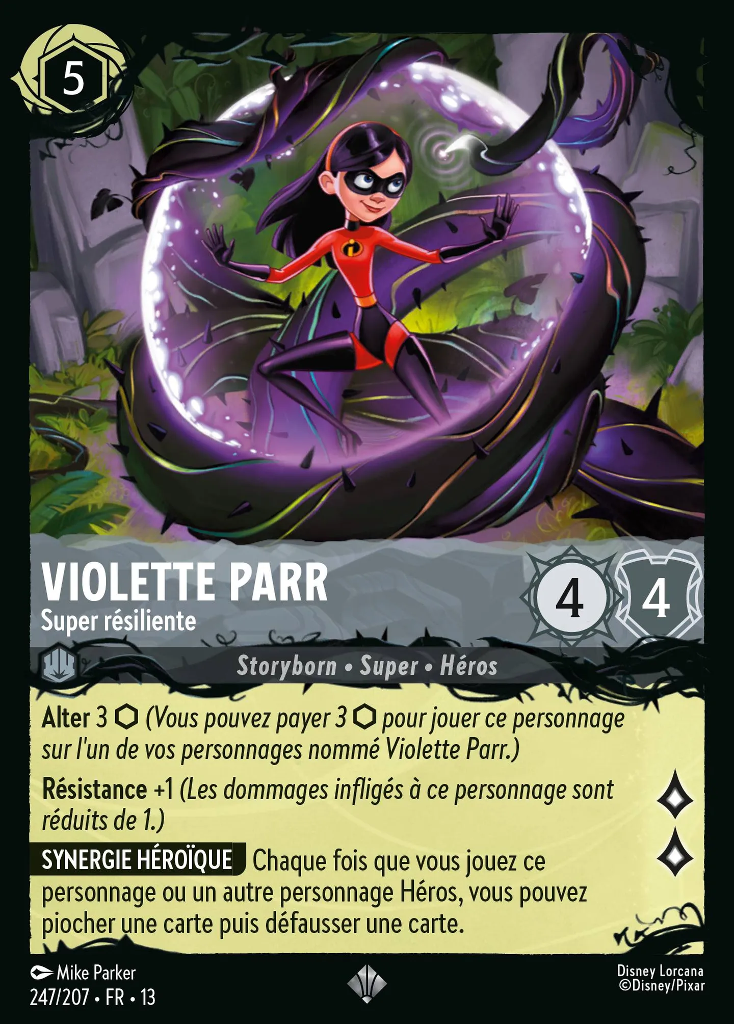 Violette Parr - Super résiliente — Attack of the Vine! — Lorcana