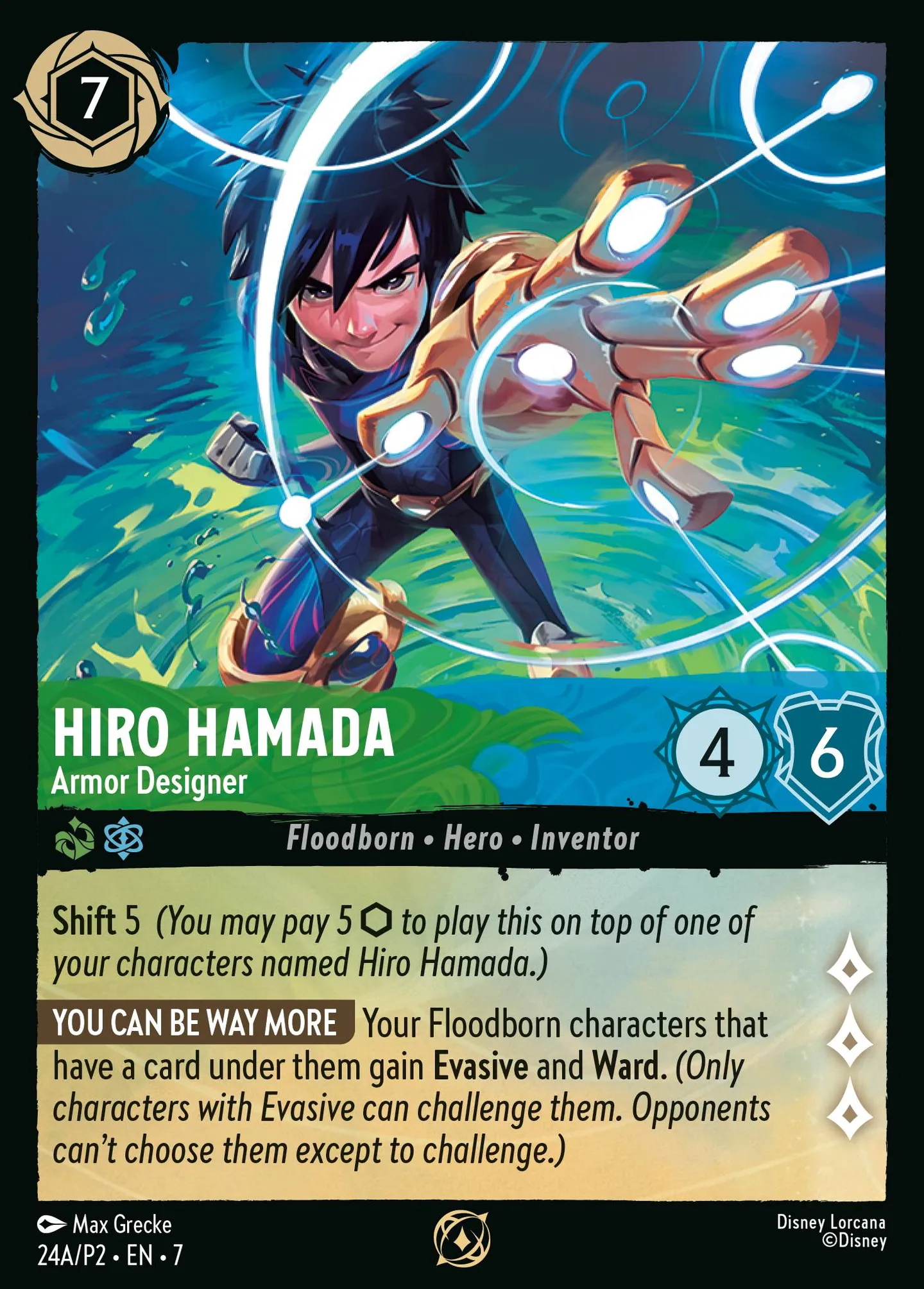 Hiro Hamada - Armor Designer — Promos - Year 2 — Lorcana