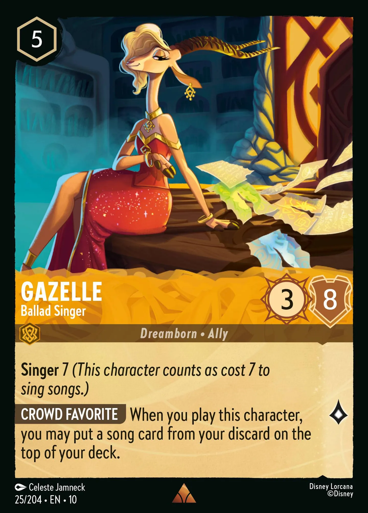 Gazelle - Chanteuse de slow — Whispers in the Well — Lorcana