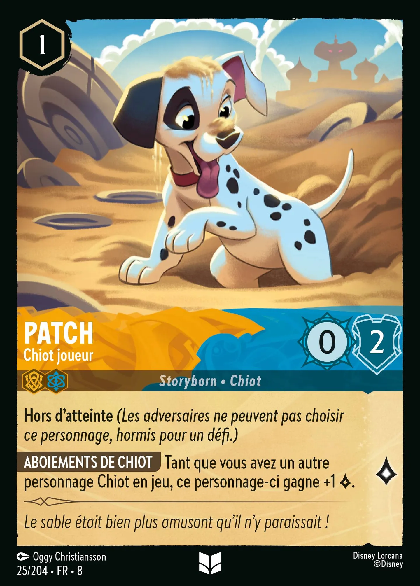 Patch - Chiot joueur — The Reign of Jafar — Lorcana