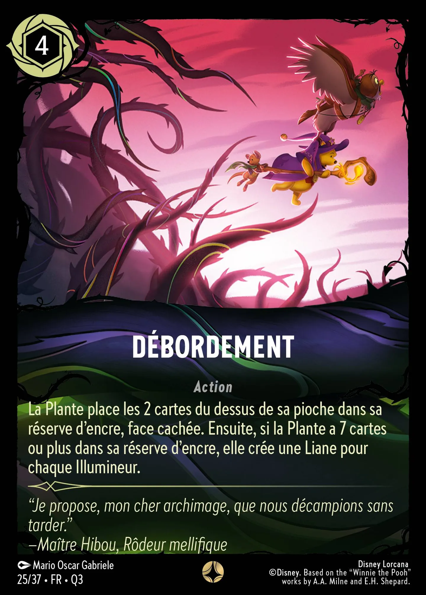 Débordement — Illumineer's Quest: The Great Hunny Rescue — Lorcana
