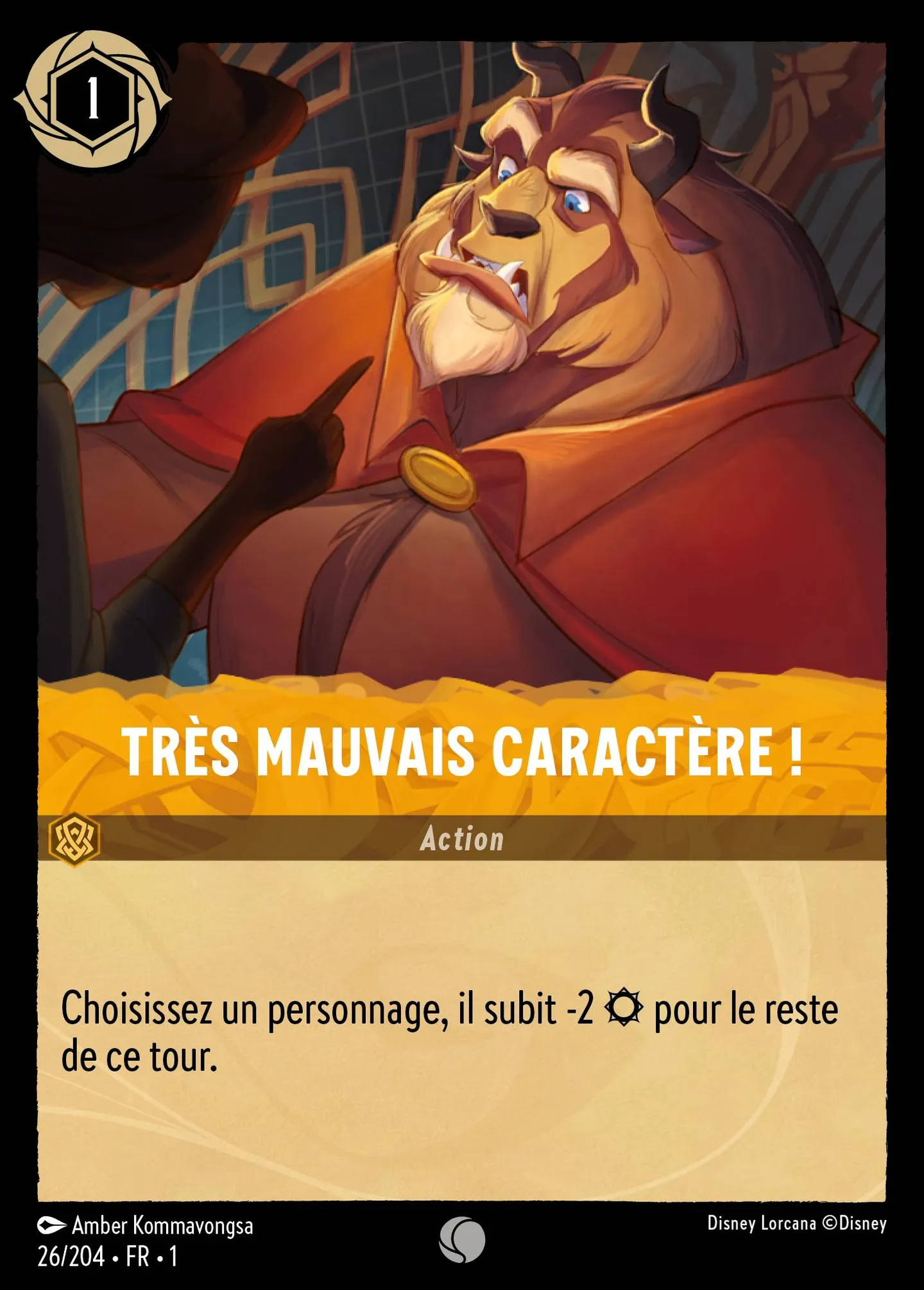 Très mauvais caractère ! — The First Chapter — Lorcana