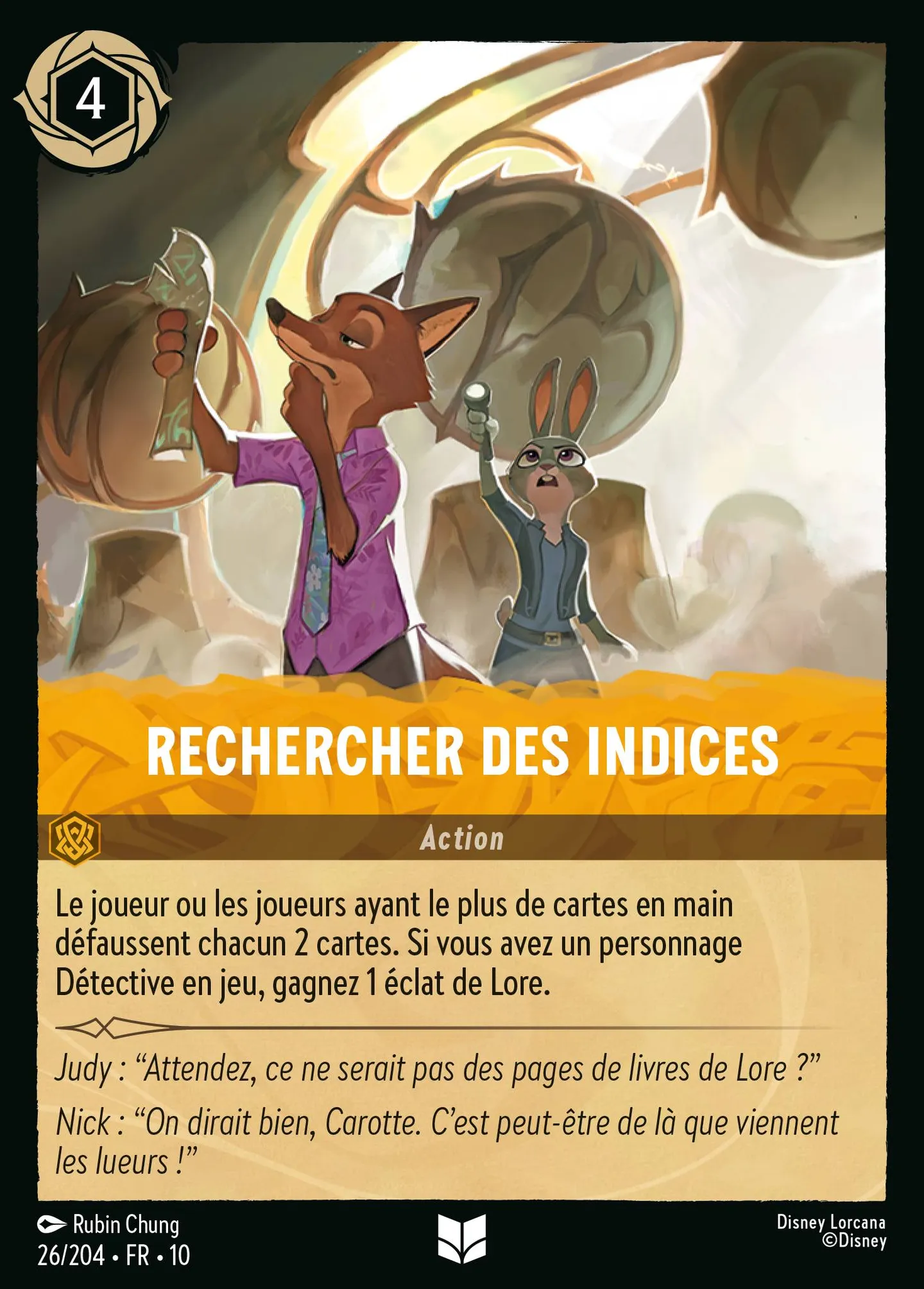 Rechercher des indices — Whispers in the Well — Lorcana
