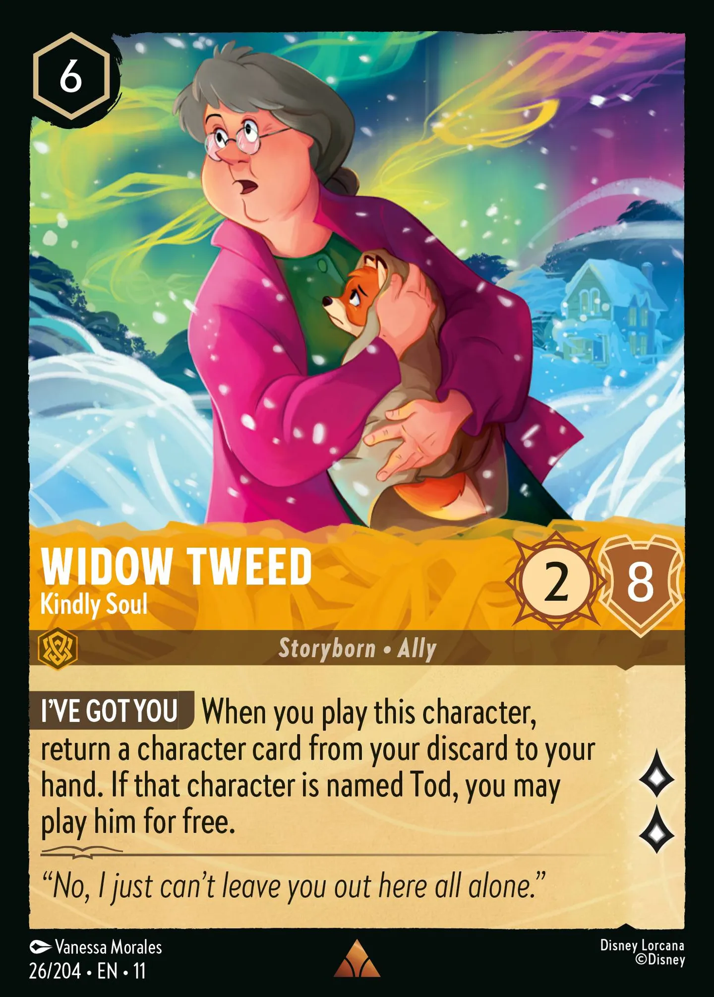 Veuve Tartine - Âme bienveillante — Winterspell — Lorcana