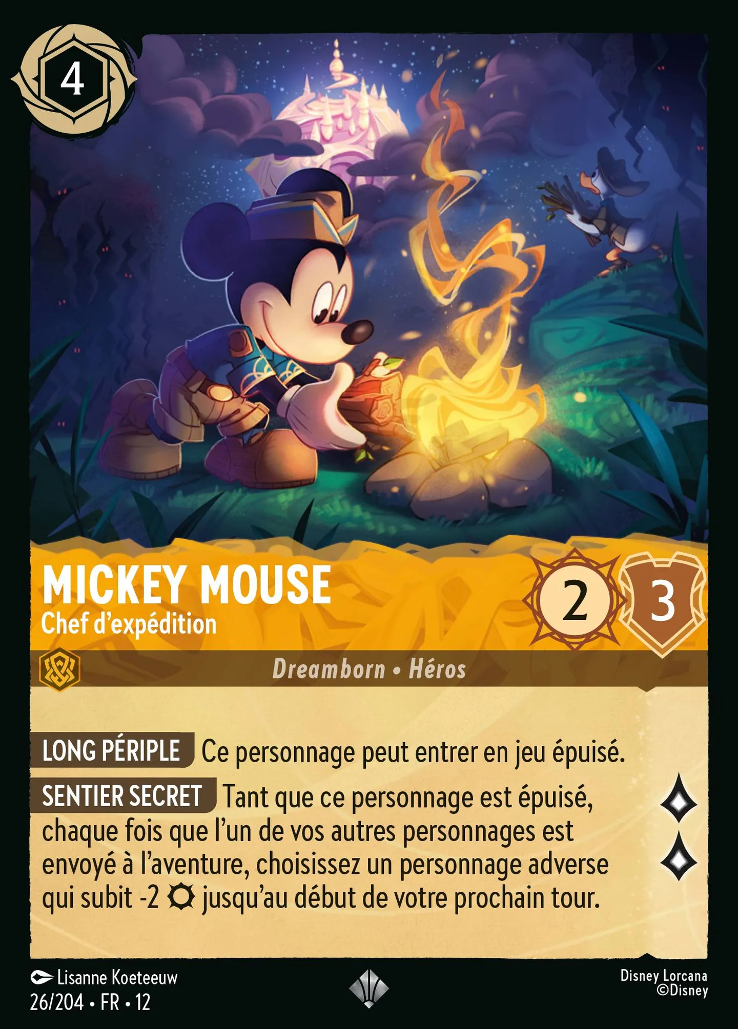 Mickey Mouse - Chef d'expédition — Wilds Unknown — Lorcana