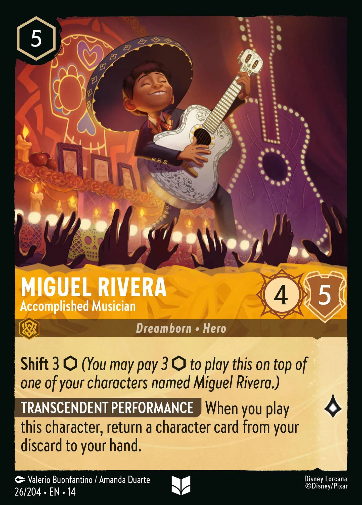 Miguel Rivera - Accomplished Musician — Hyperia City — Lorcana