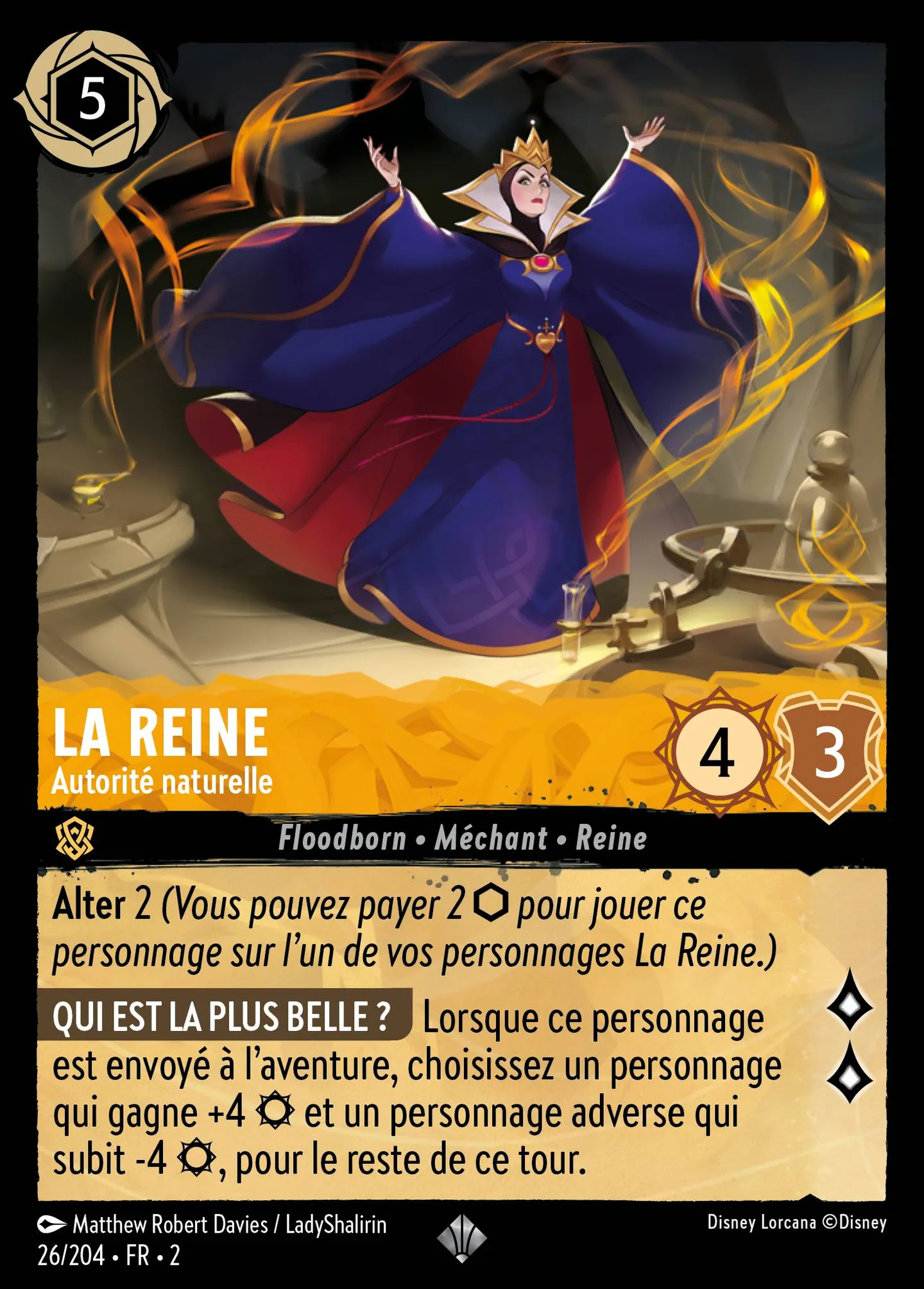 La Reine - Autorité naturelle — Rise of the Floodborn — Lorcana
