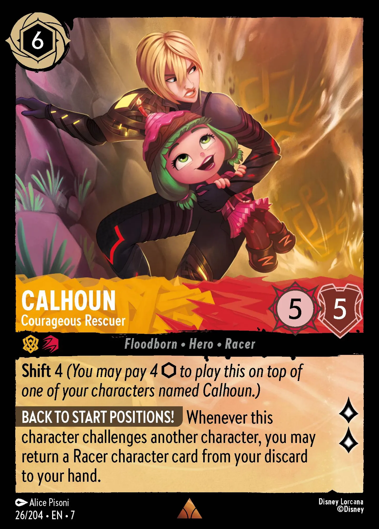 Calhoun - Sauveteuse pleine de courage — Archazia's Island — Lorcana