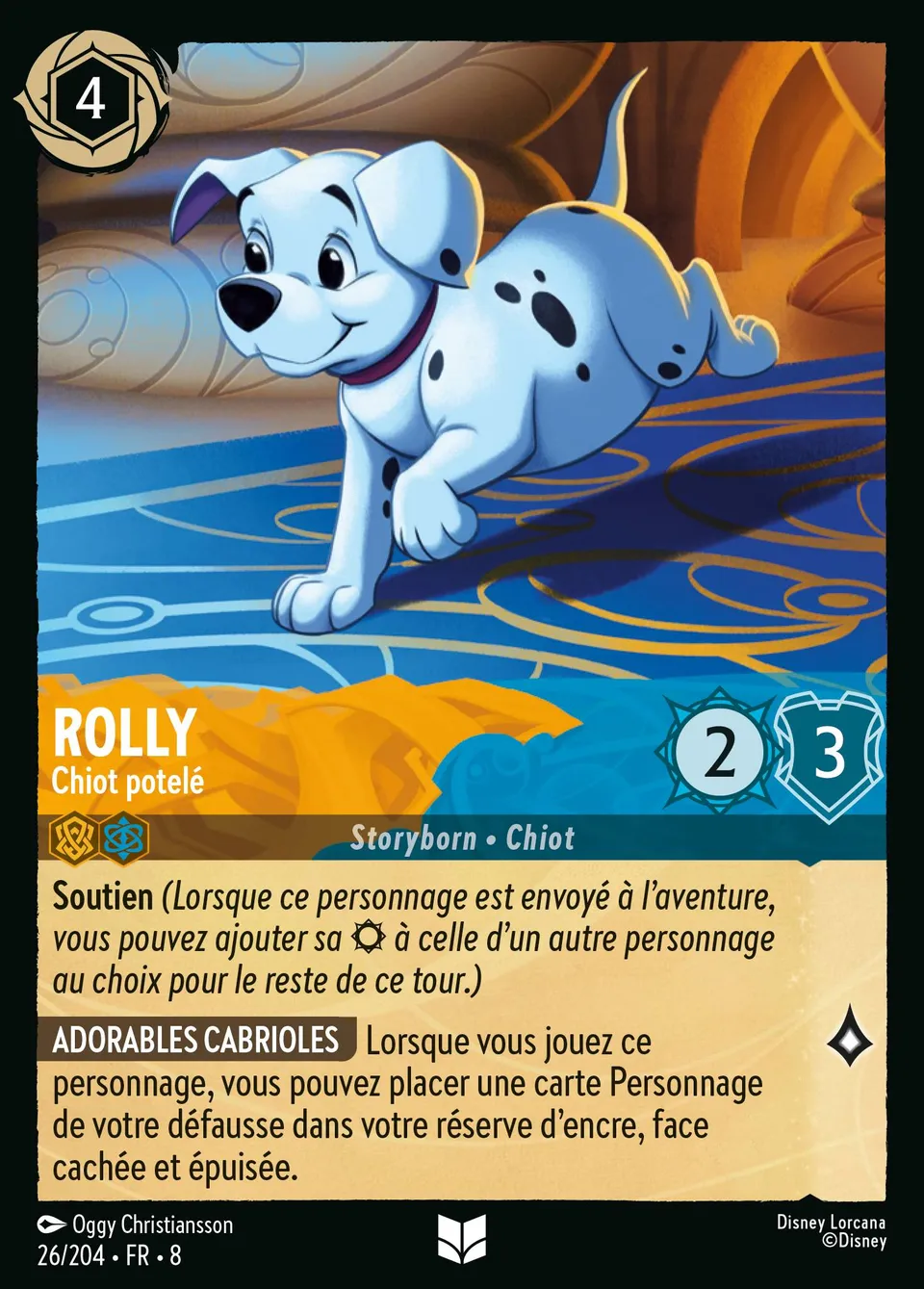 Rolly - Chiot potelé from The Reign of Jafar - Lorcana