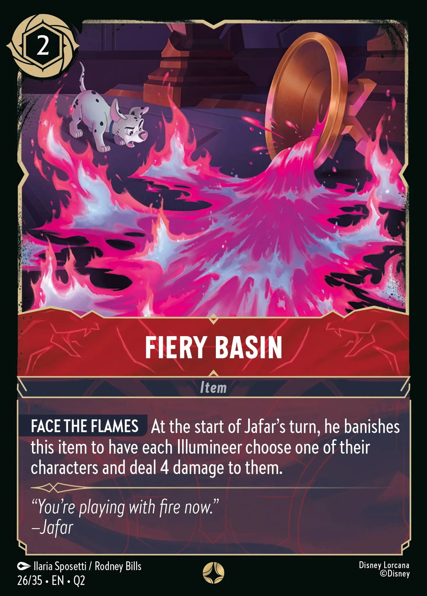 Fiery Basin — Illumineer's Quest: Palace Heist — Lorcana