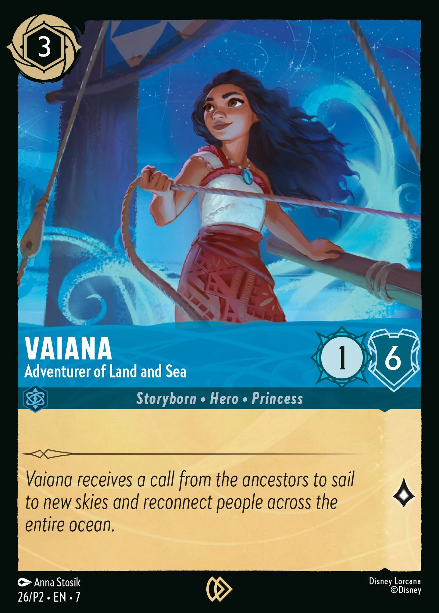 Vaiana - Adventurer of Land and Sea — Promos - Year 2 — Lorcana