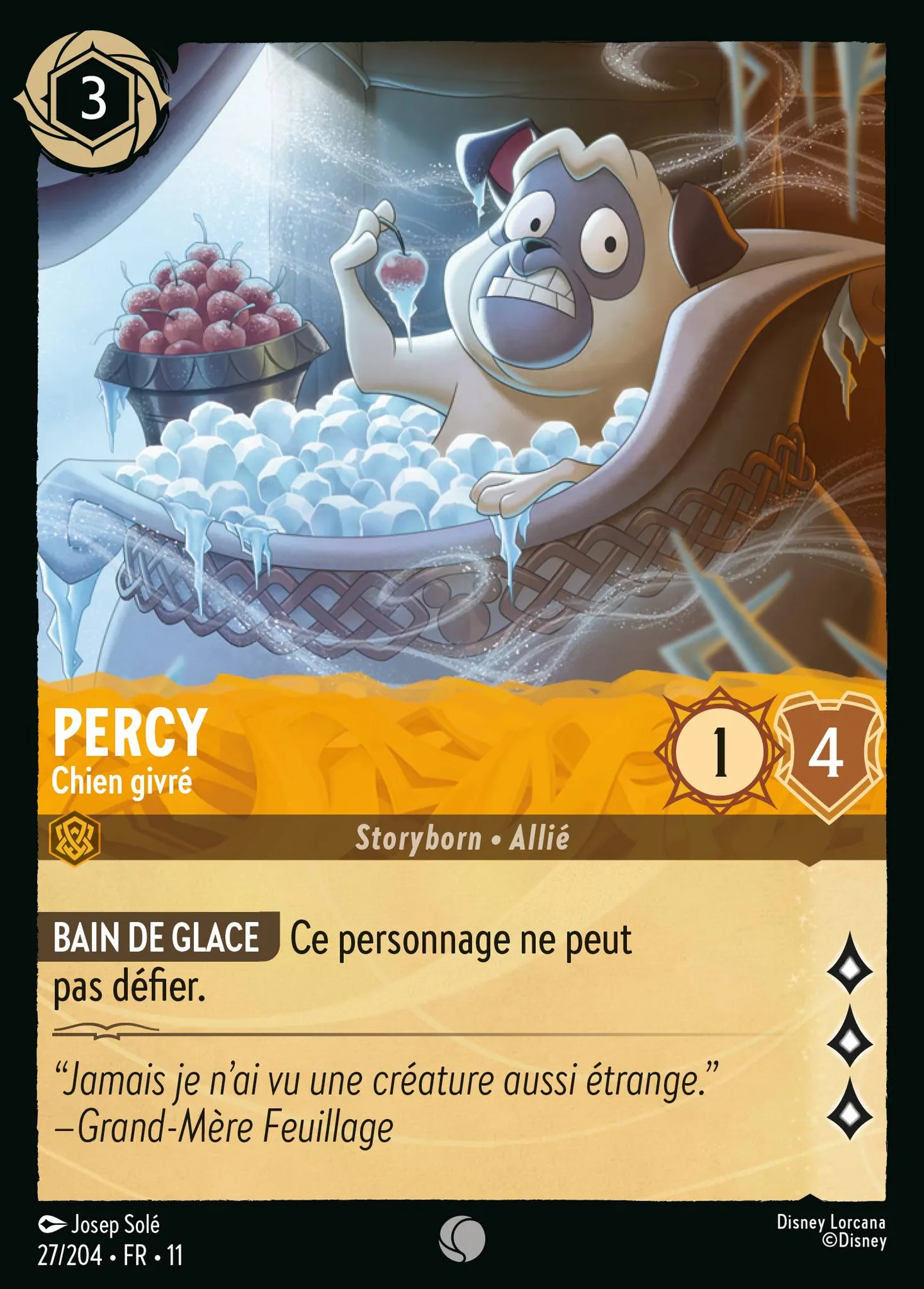 Percy - Chien givré — Winterspell — Lorcana
