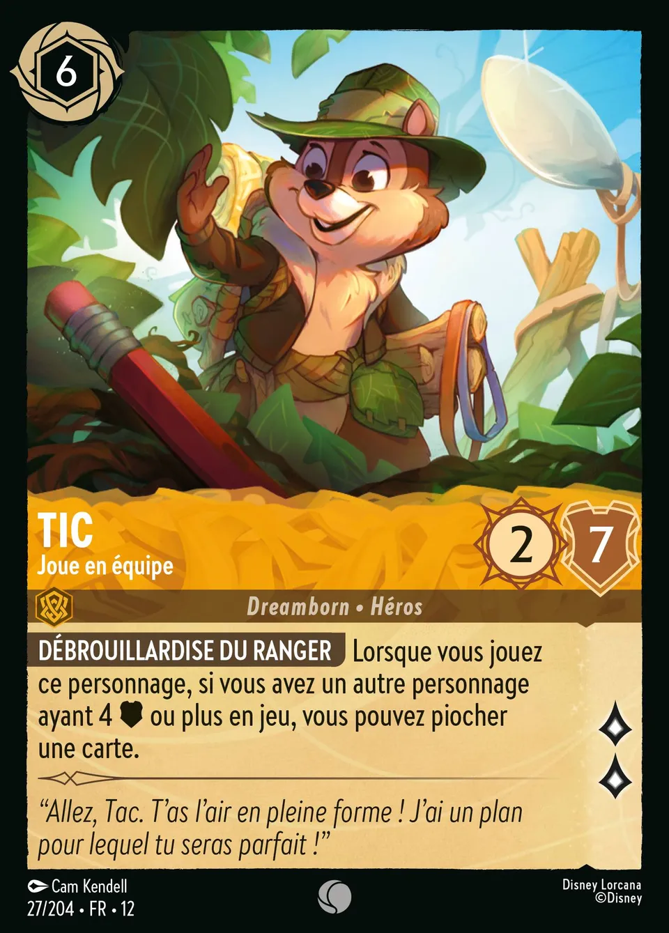 Tic - Joue en équipe from Wilds Unknown - Lorcana