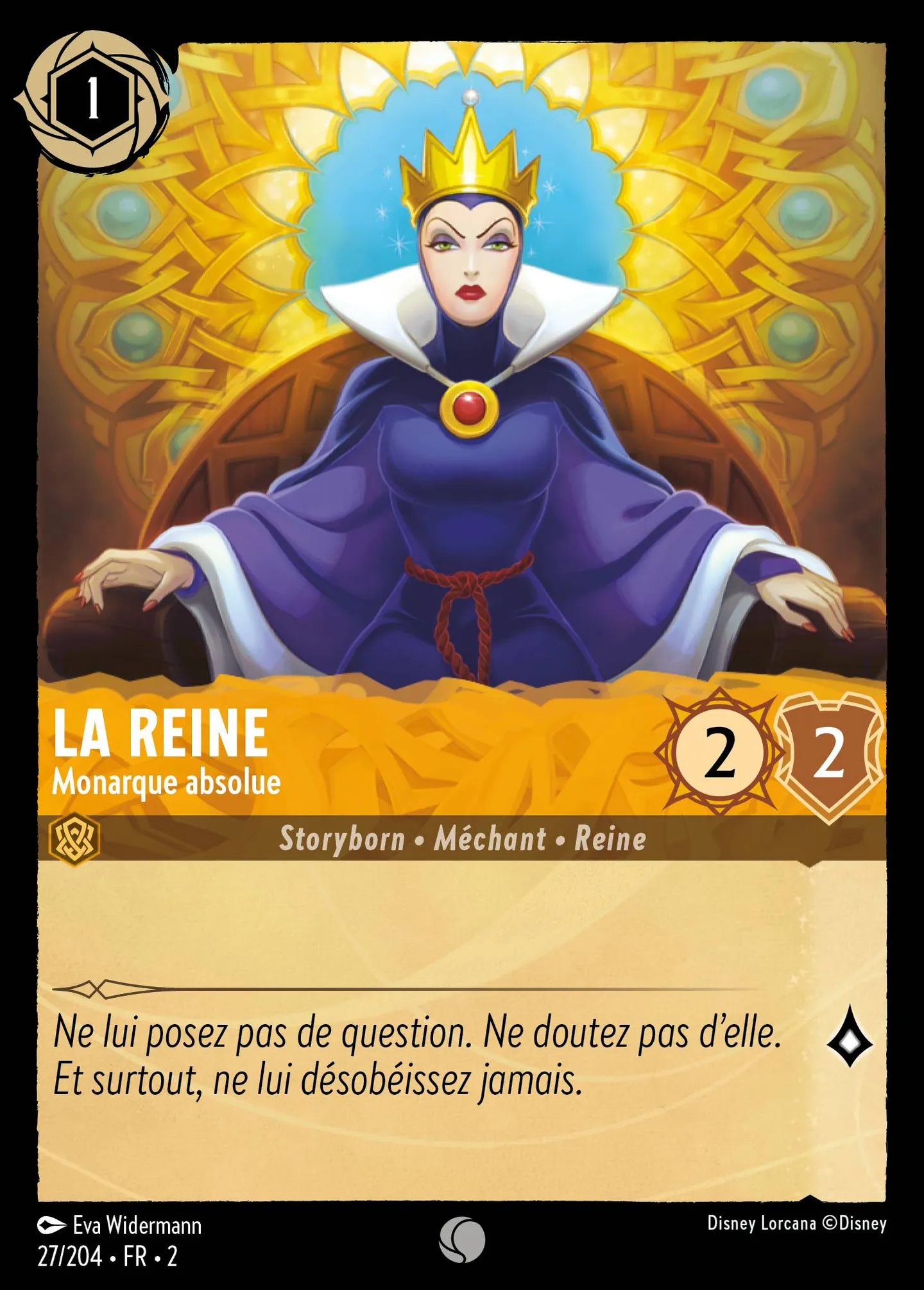 La Reine - Monarque absolue — Rise of the Floodborn — Lorcana