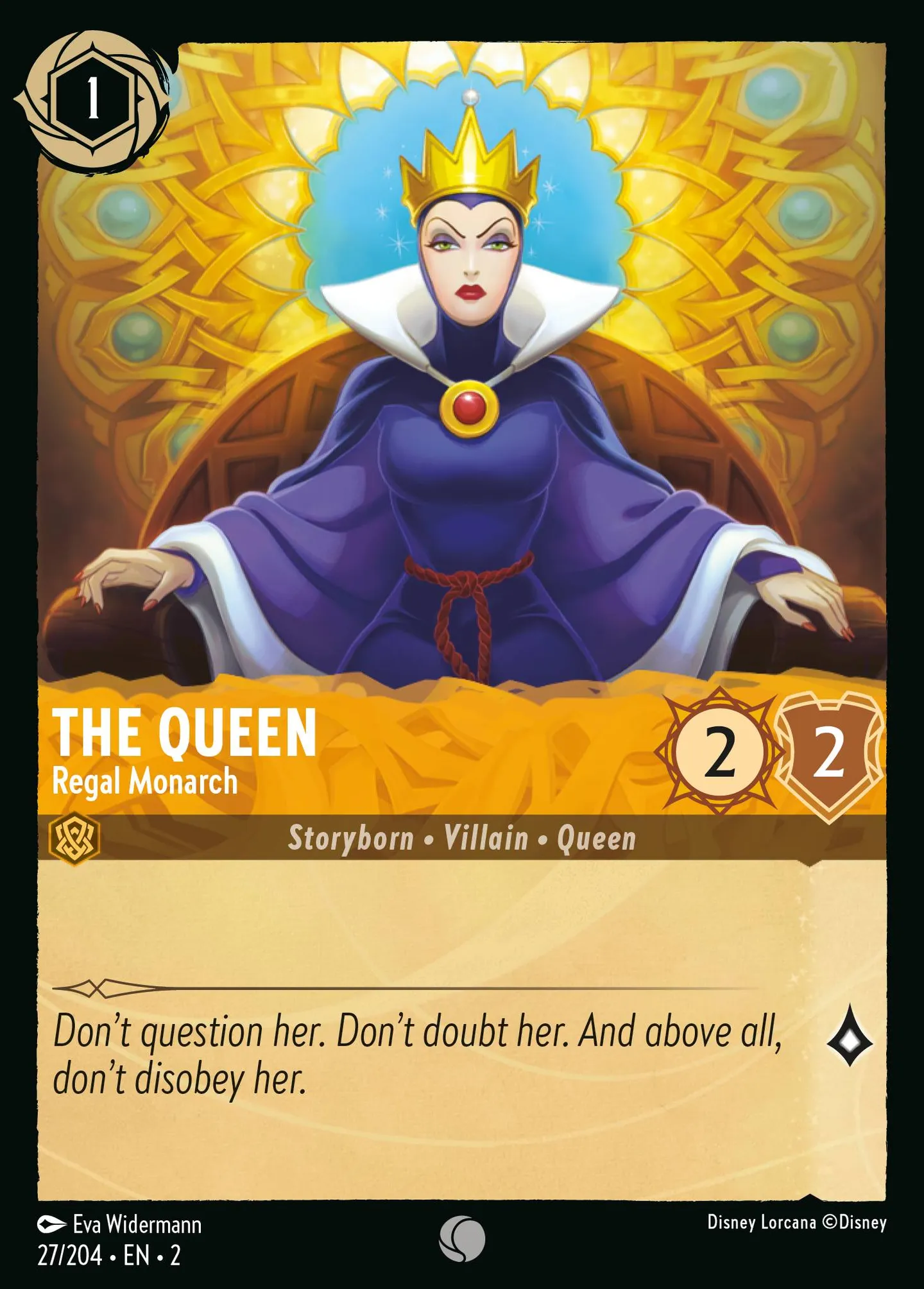 La Reine - Monarque absolue — Rise of the Floodborn — Lorcana